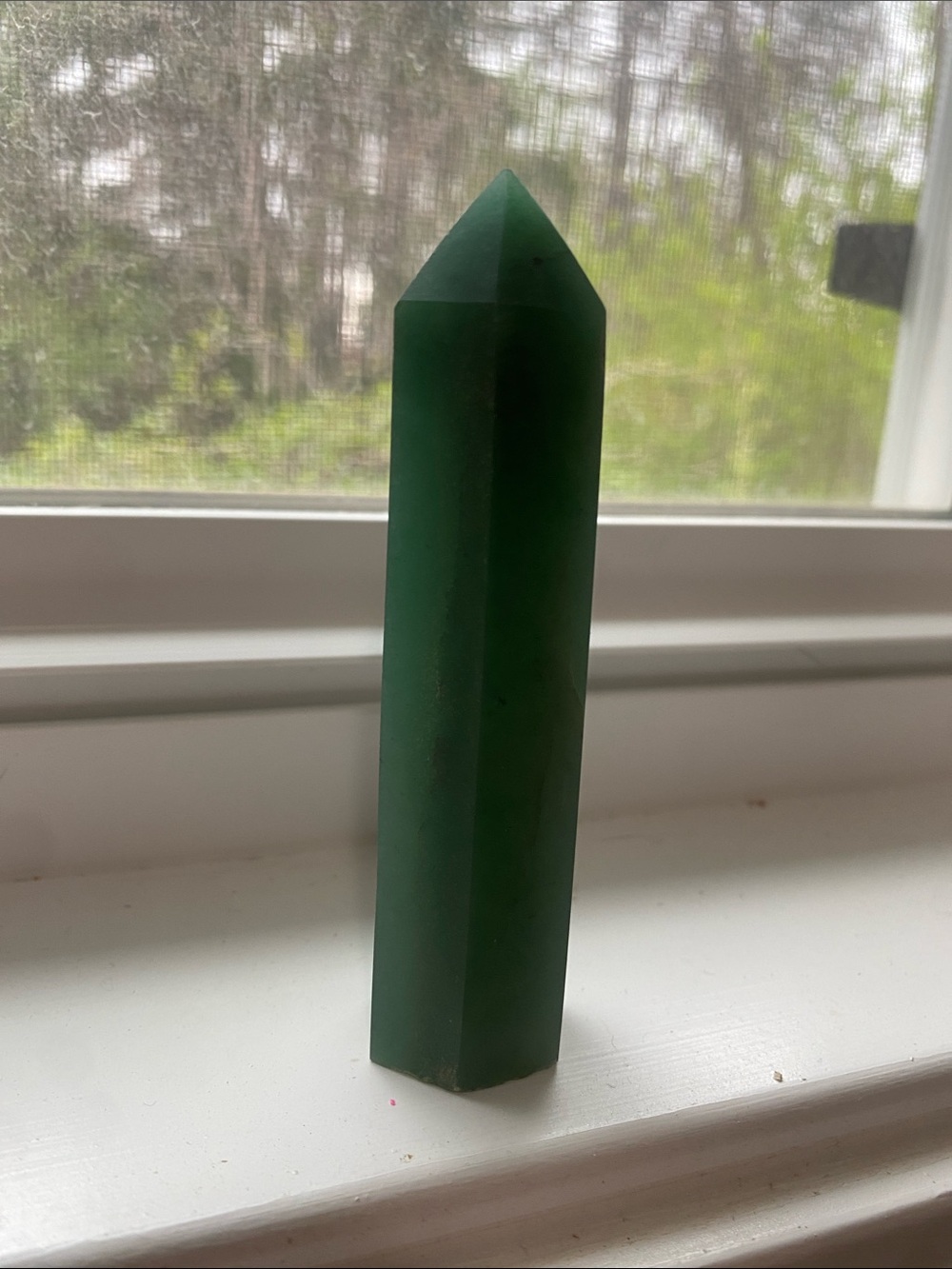 Green avdventrite Crystal Tower